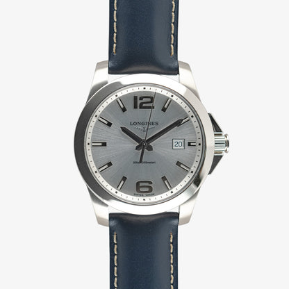 Longines Conquest Classic Quartz Silver Dial 41mm