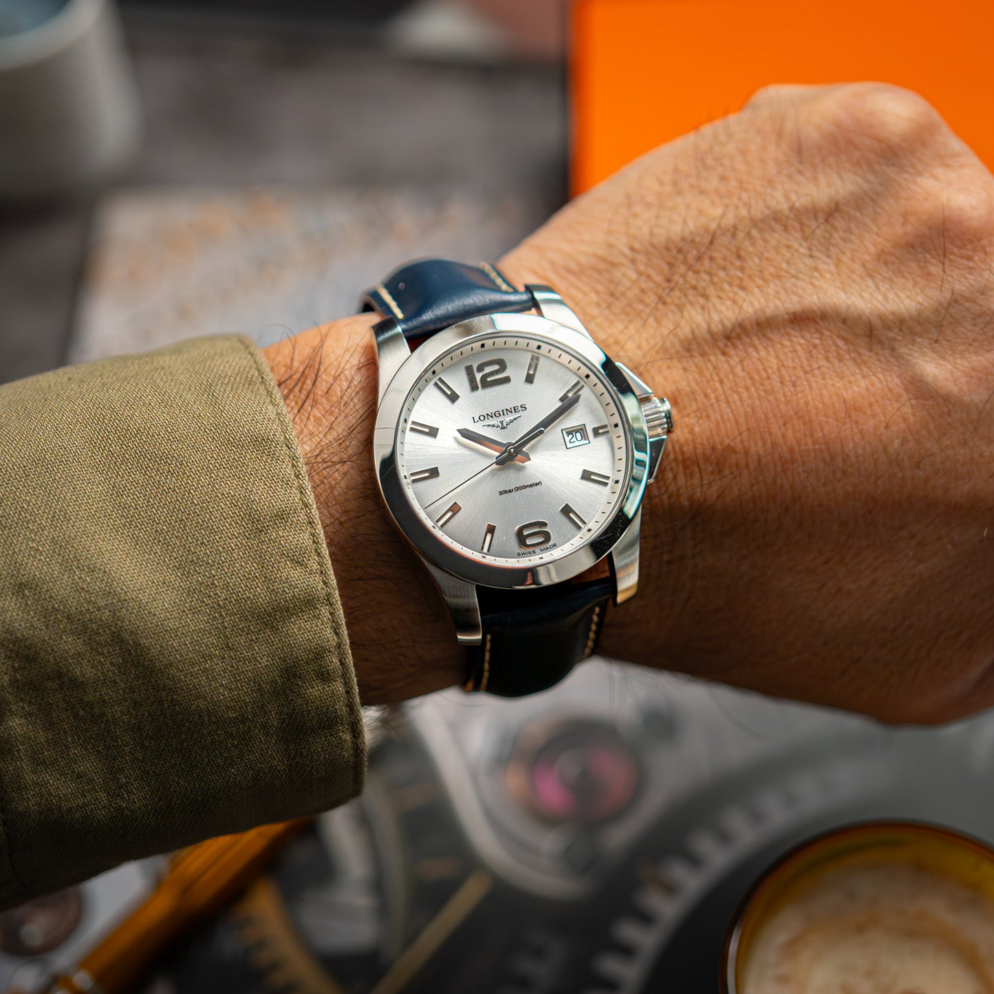 Longines Conquest Classic Quartz Silver Dial 41mm