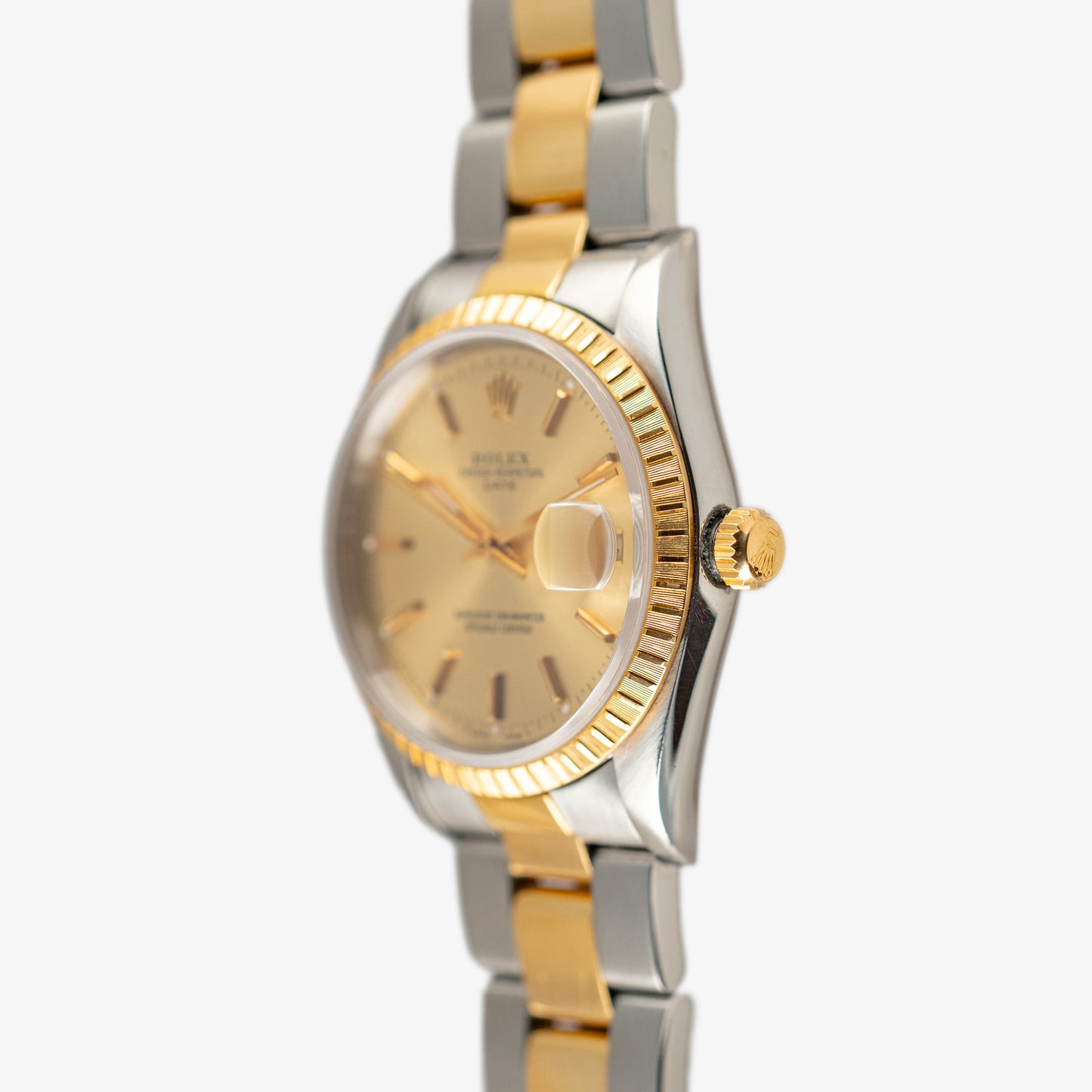 Rolex Oyster Perpetual Date 15223 Two‑Tone 34mm