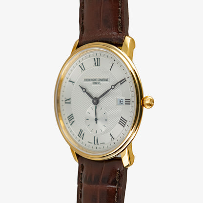 Frederique Constant Slimline Quartz Yellow PVD 37mm