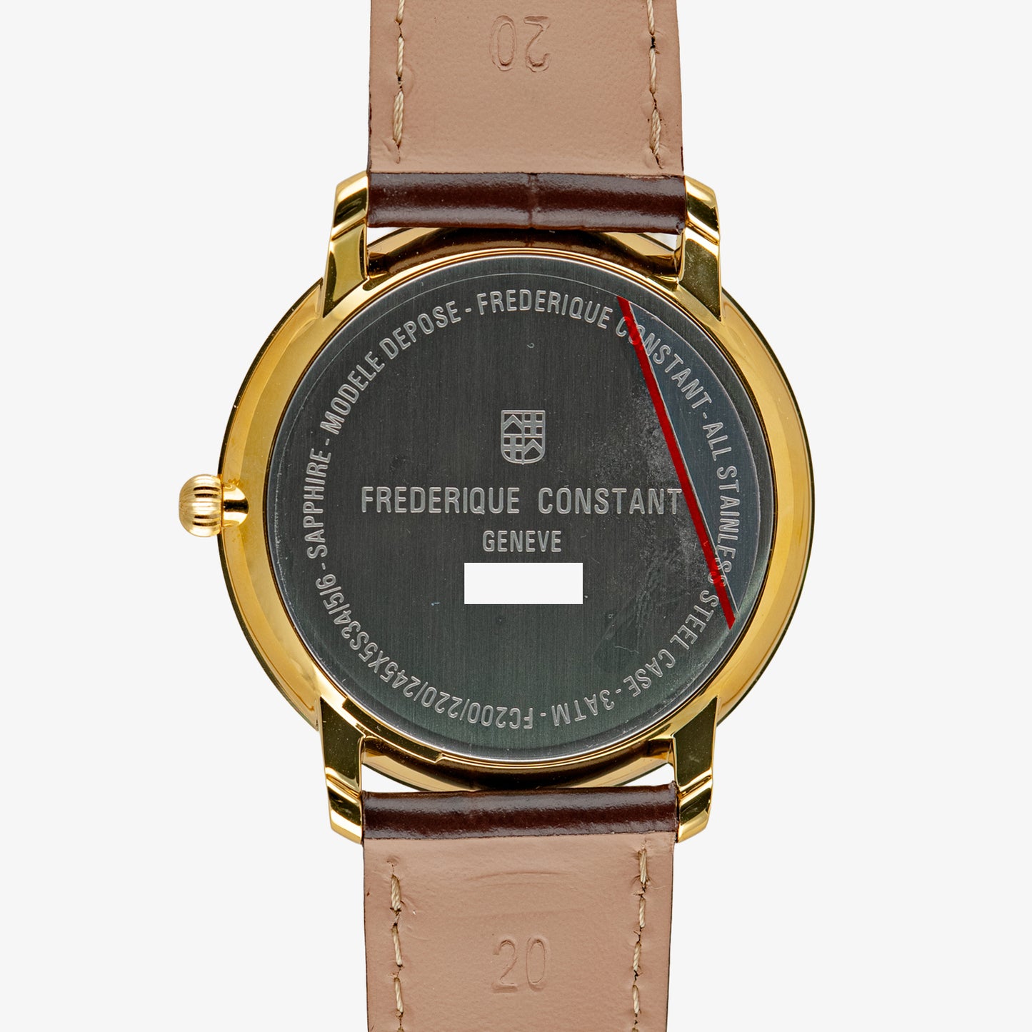 Frederique Constant Slimline Quartz Yellow PVD 37mm