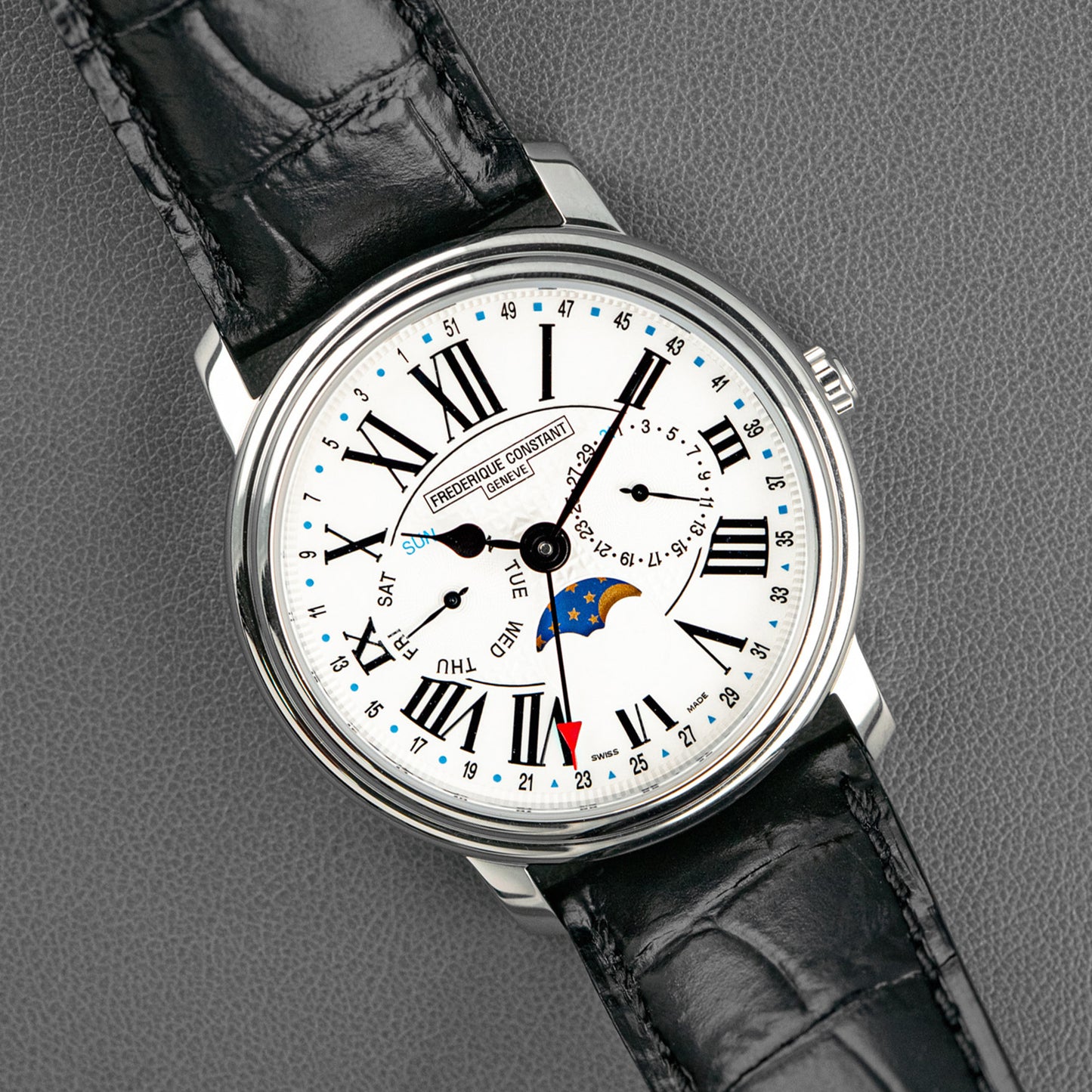 Frédérique Constant Business Timer Quartz Moonphase 40mm