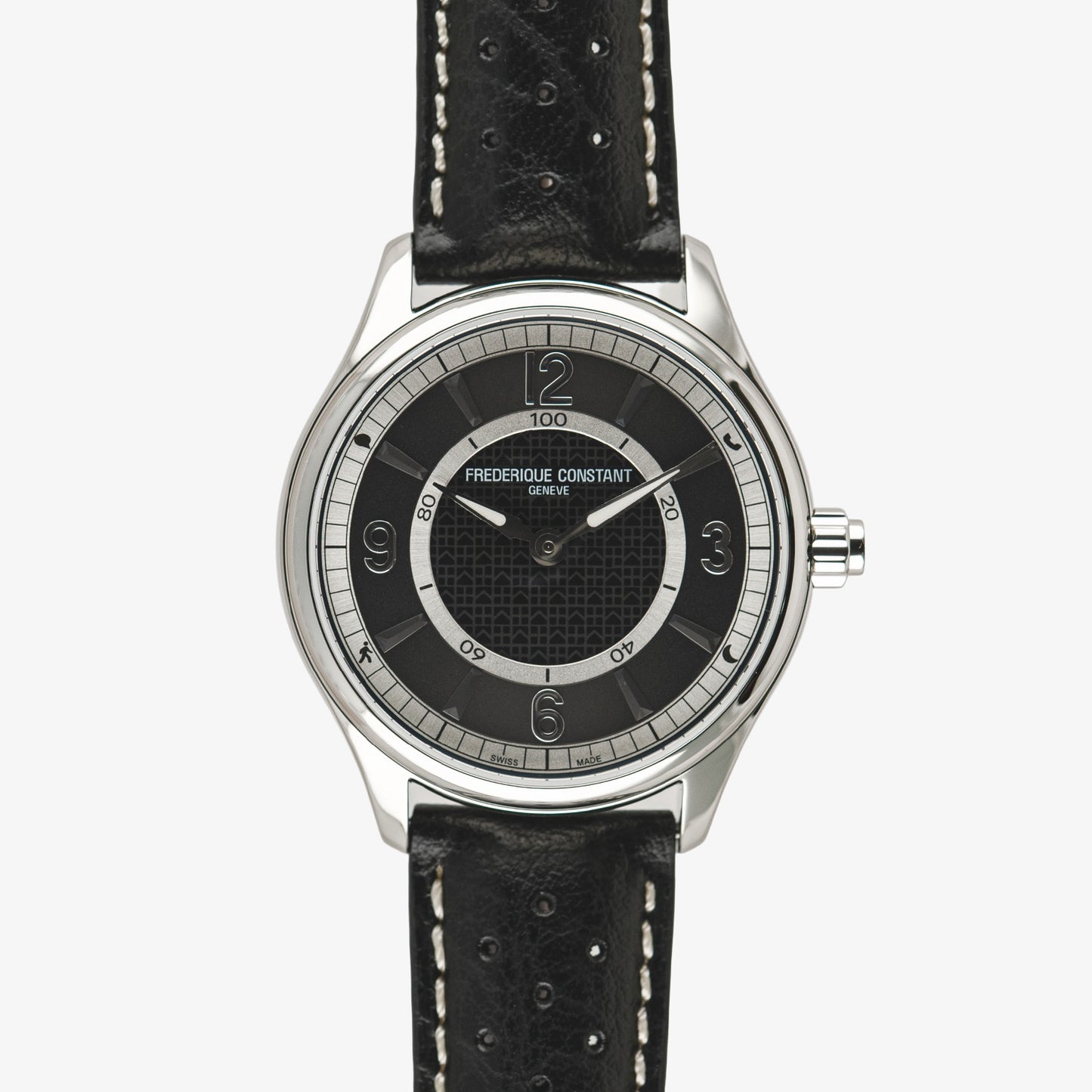 Frederique Constant Smartwatch Quartz Black Dial 42mm