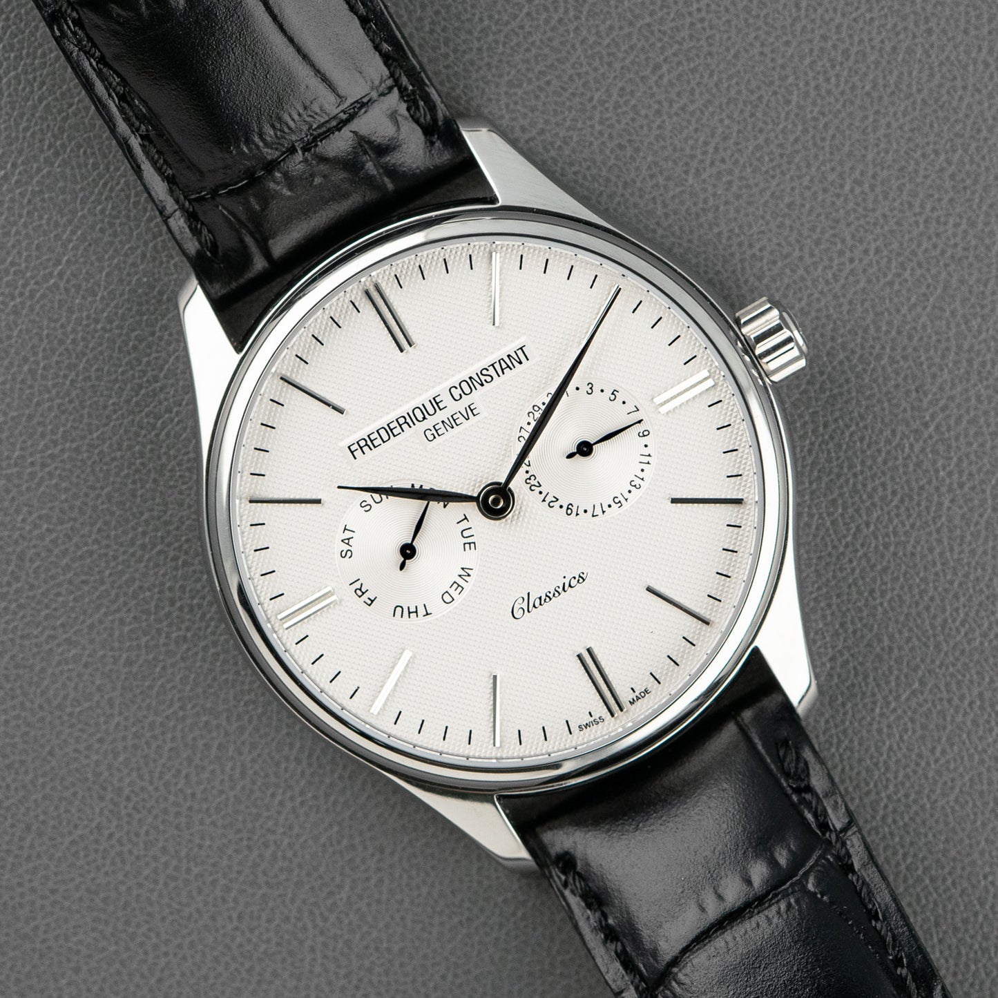 Frederique Constant Classics Quartz Day-Date White 40mm