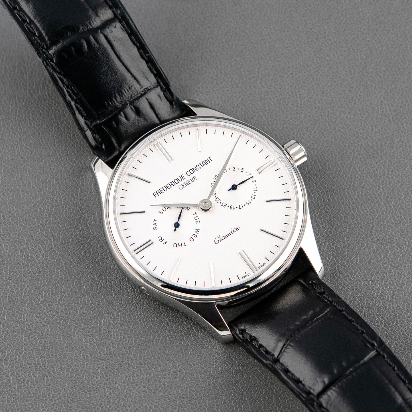 Frederique Constant Classics Quartz Day-Date White 40mm