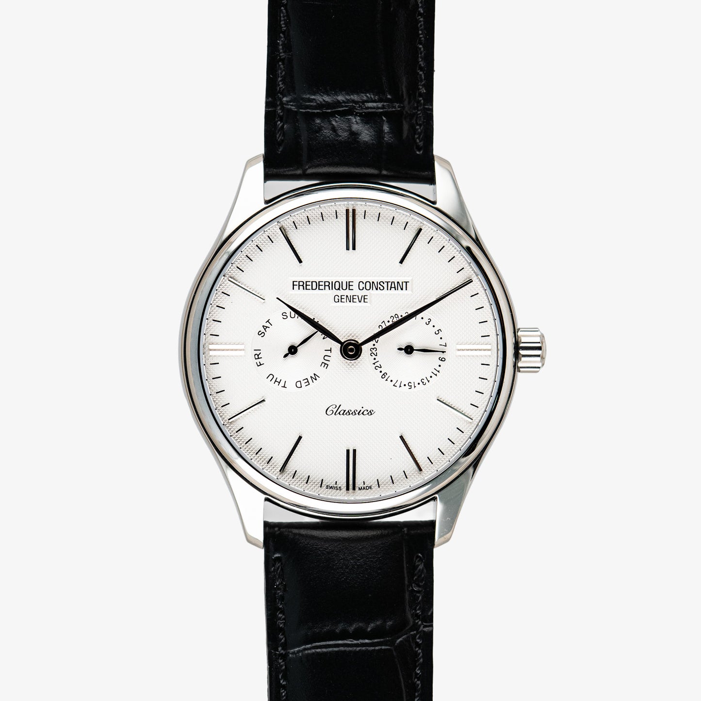 Frederique Constant Classics Quartz Day-Date White 40mm
