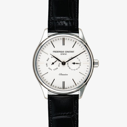 Frederique Constant Classics Quartz Day-Date White 40mm