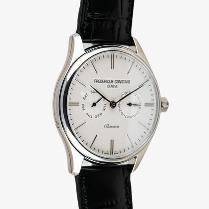 Frederique Constant Classics Quartz Day-Date White 40mm