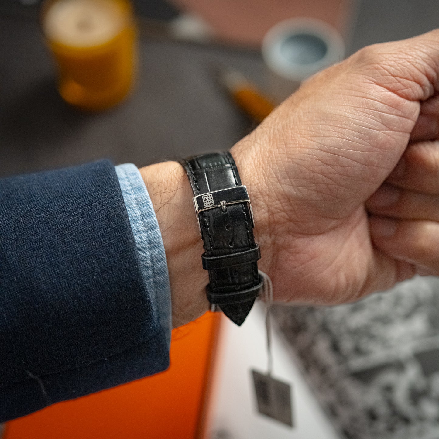 Frédérique Constant Slimline Quartz Black Dial 40mm
