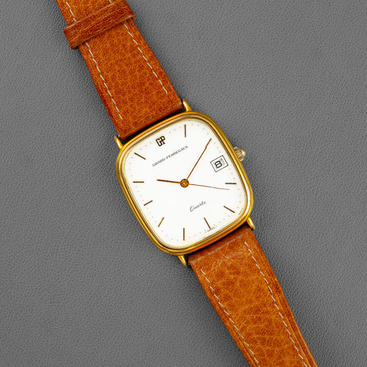 Girard-Perregaux Vintage Quartz Gold Plated Date 33mm