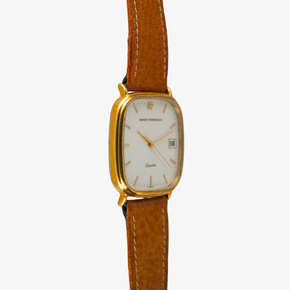 Girard-Perregaux Vintage Quartz Gold Plated Date 33mm