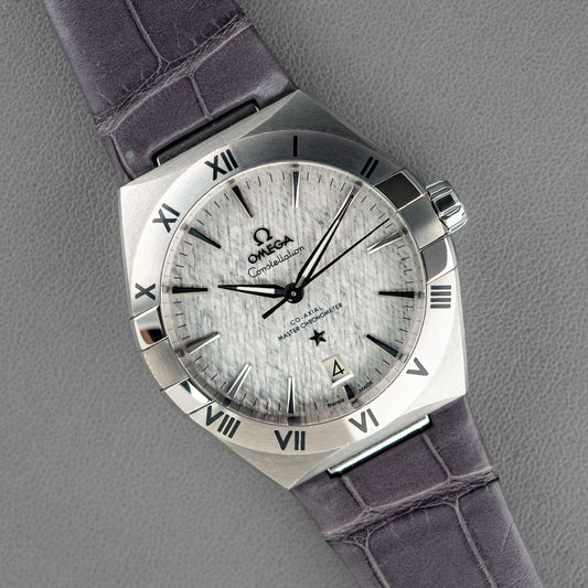 Omega Constellation Automatic Silver Dial Grey 39mm