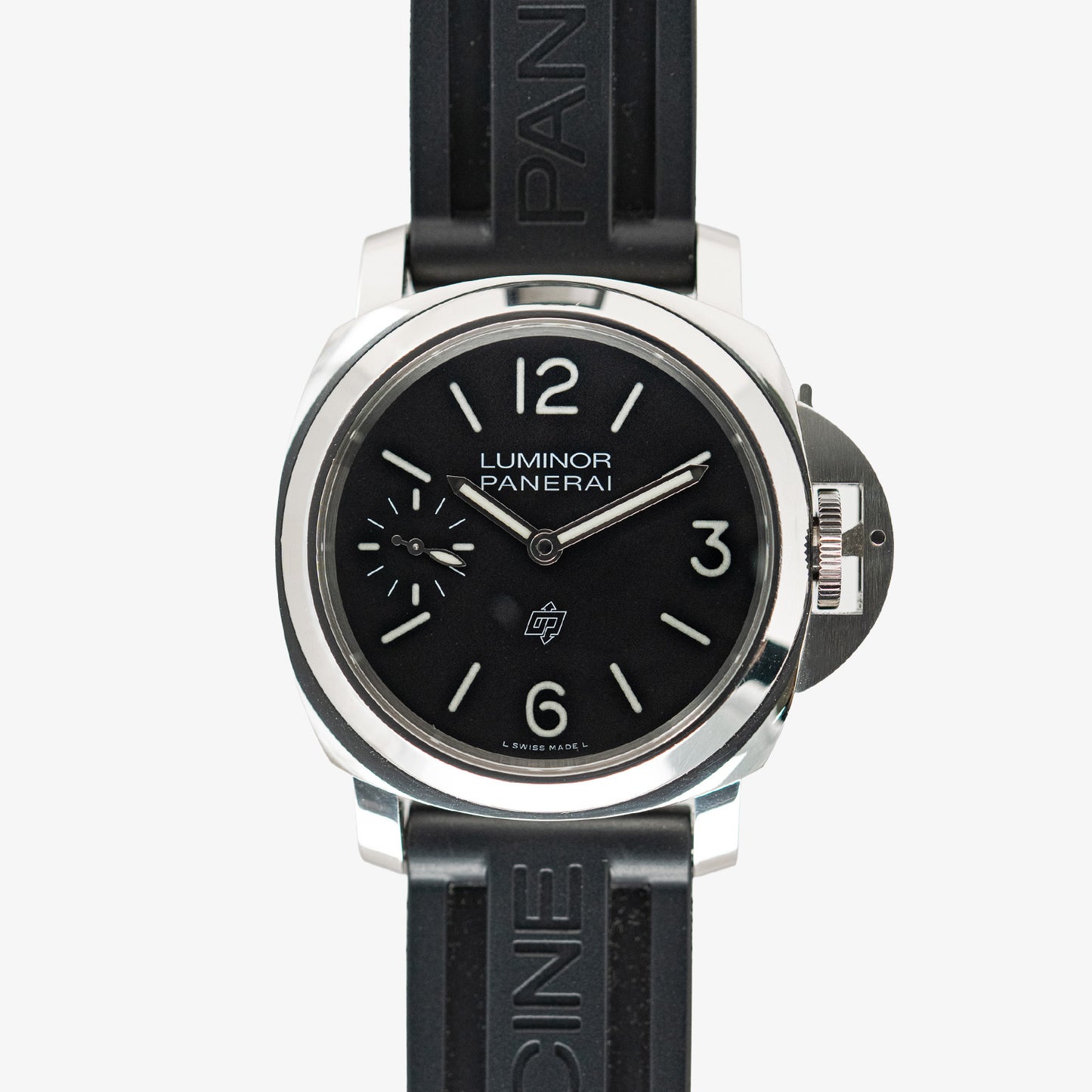 Panerai Luminor Logo Manual Wind Black Dial 44mm