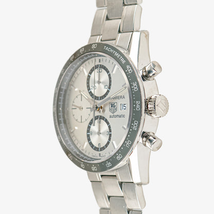 TAG Heuer Carrera Automatic Chronograph Silver Dial 41mm