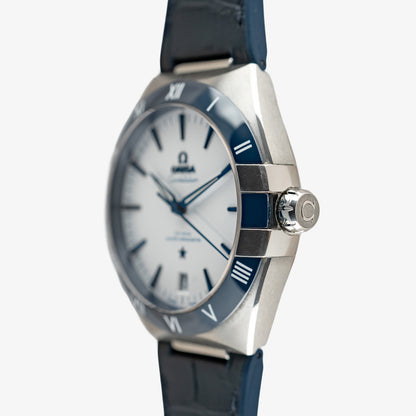Omega Constellation Automatic White Dial Blue 41mm