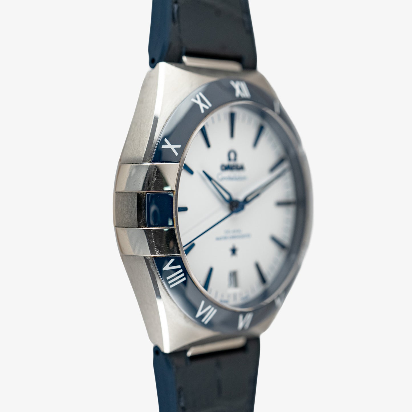 Omega Constellation Automatic White Dial Blue 41mm