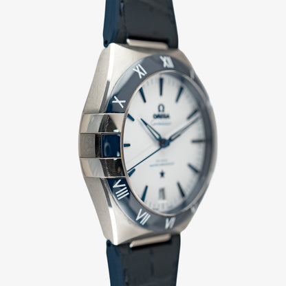 Omega Constellation Automatic White Dial Blue 41mm