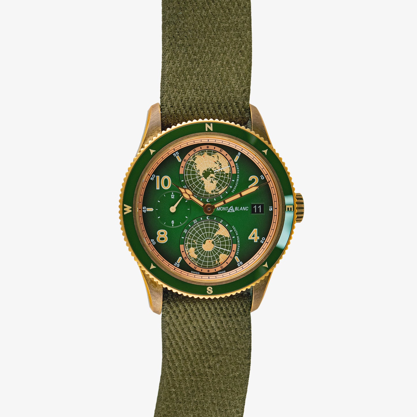 Montblanc 1858 Geosphere Limited Edition Bronze Green 42mm