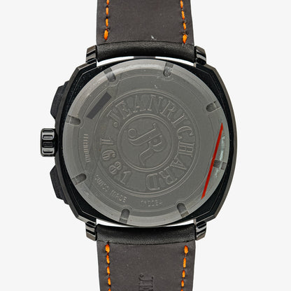 JeanRichard Aeroscope Automatic Chronograph Black Orange 44mm