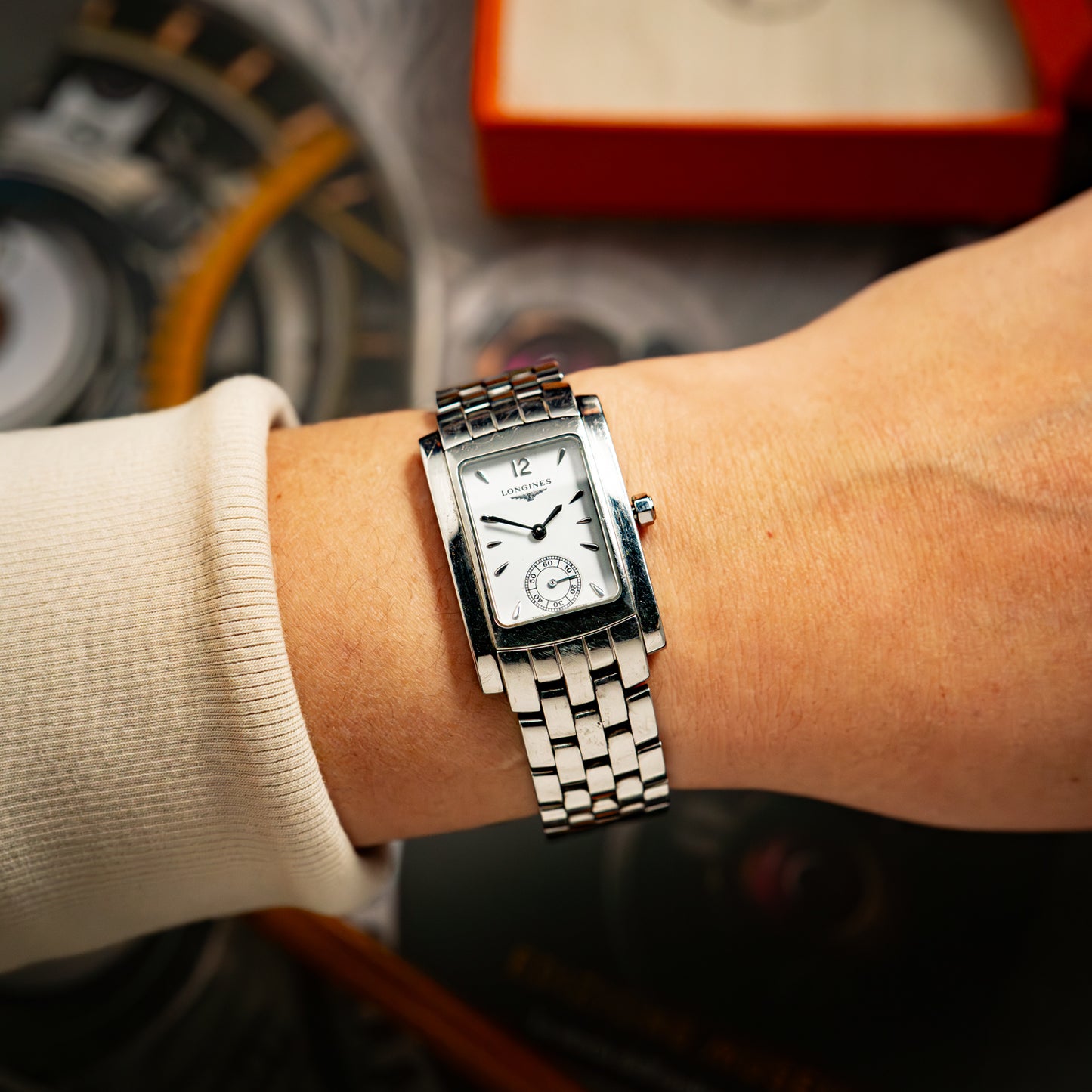 Longines DolceVita Quartz Steel White Dial 27mm