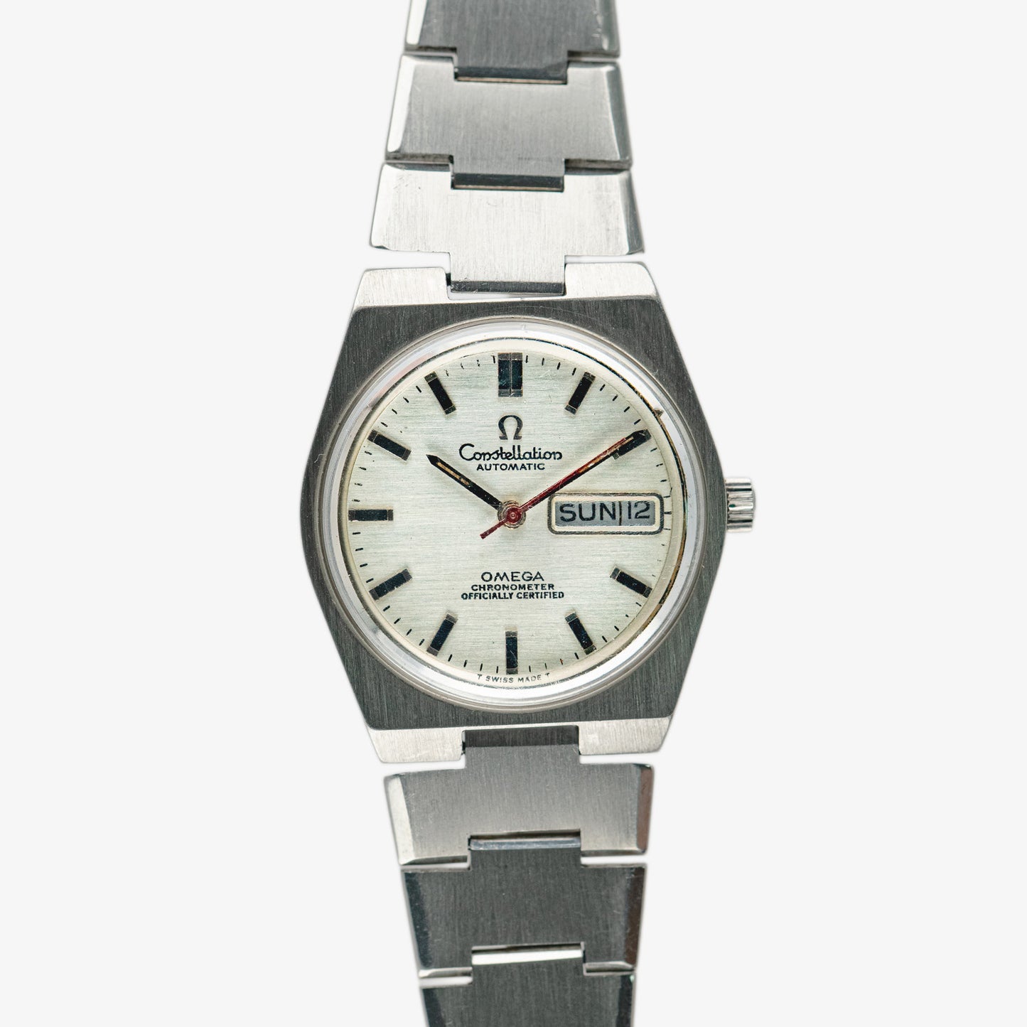 Omega Date Vintage Automatic Steel Silver Dial 35mm