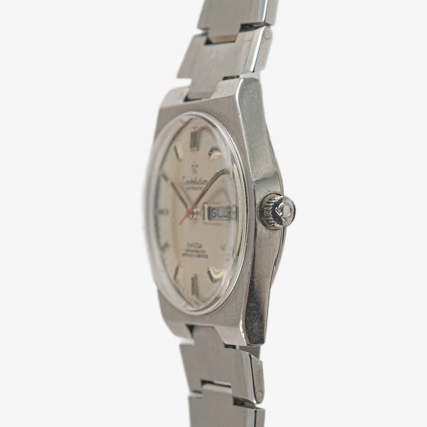 Omega Date Vintage Automatic Steel Silver Dial 35mm