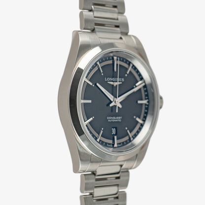 Longines Conquest Automatic Black Dial Steel 41mm