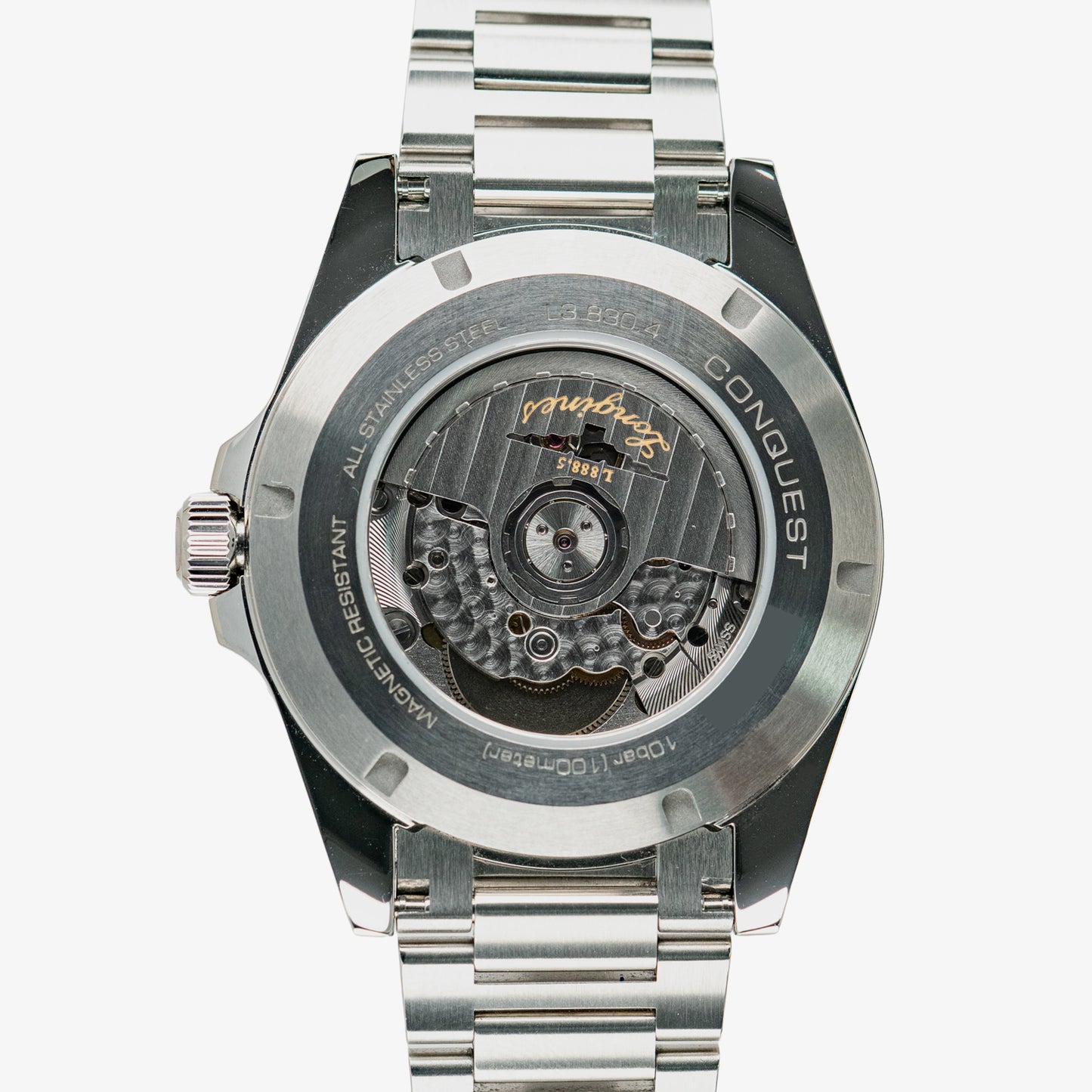 Longines Conquest Automatic Black Dial Steel 41mm
