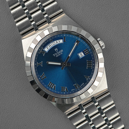Tudor Royal Automatic Day-Date Blue Roman Dial 41mm