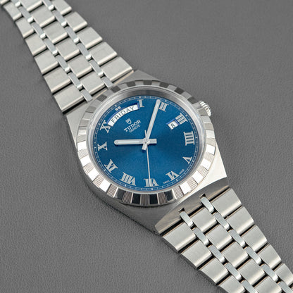 Tudor Royal Automatic Day-Date Blue Roman Dial 41mm