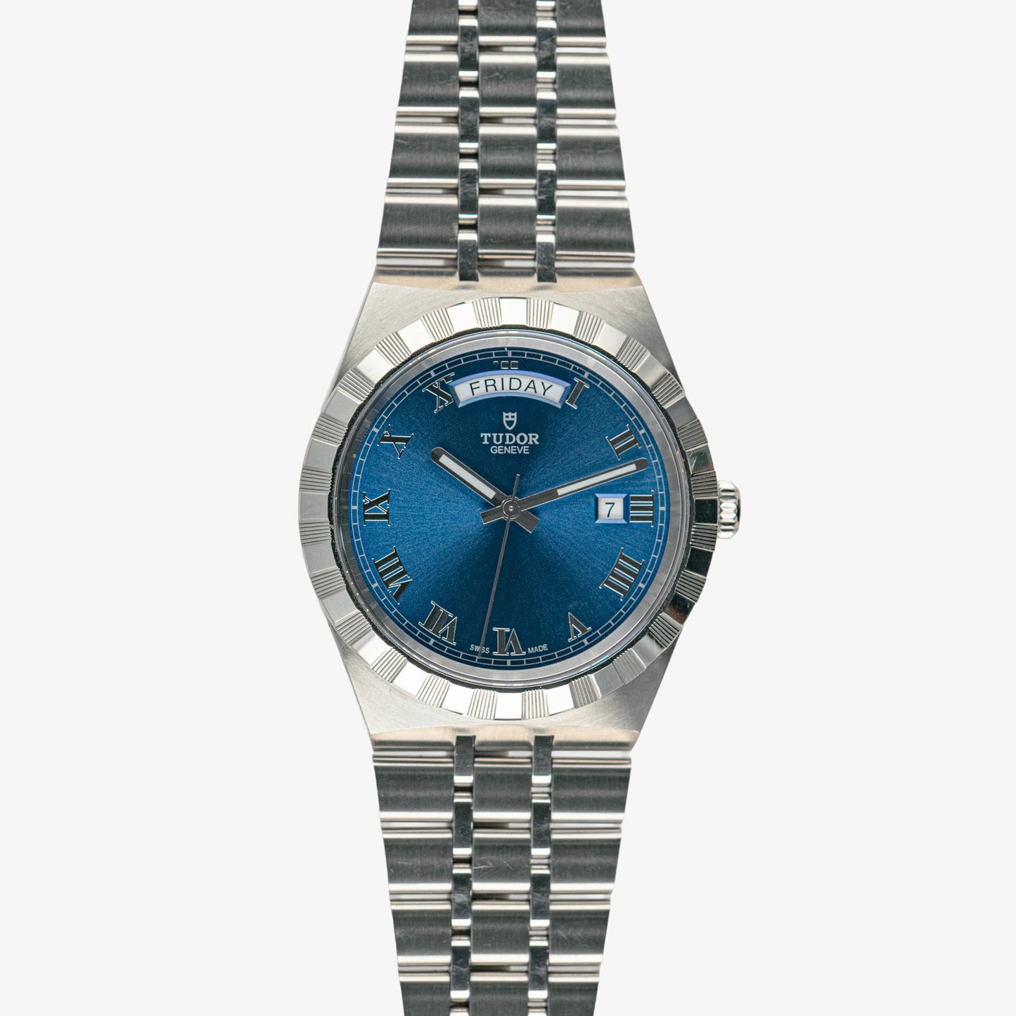 Tudor Royal Automatic Day-Date Blue Roman Dial 41mm