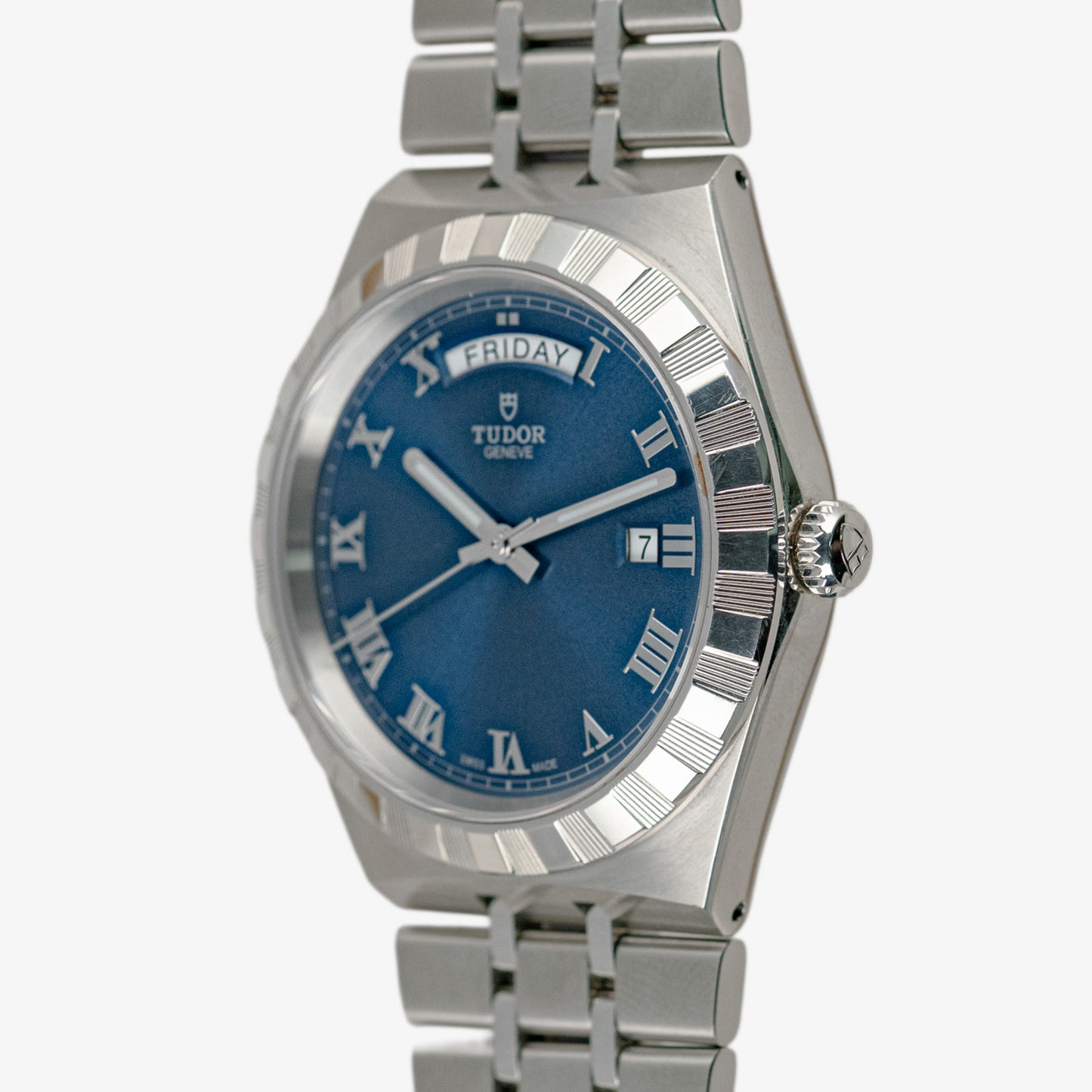 Tudor Royal Automatic Day-Date Blue Roman Dial 41mm