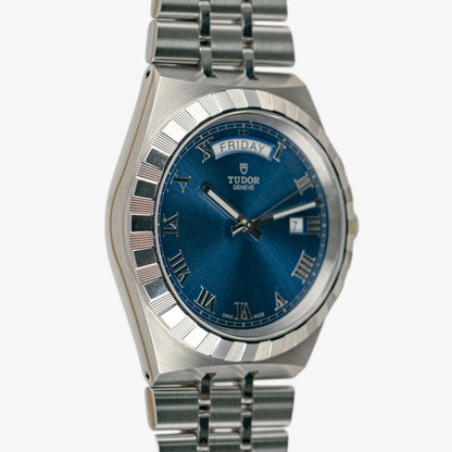Tudor Royal Automatic Day-Date Blue Roman Dial 41mm