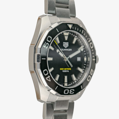 TAG Heuer Aquaracer Quartz Black Dial Steel 43mm