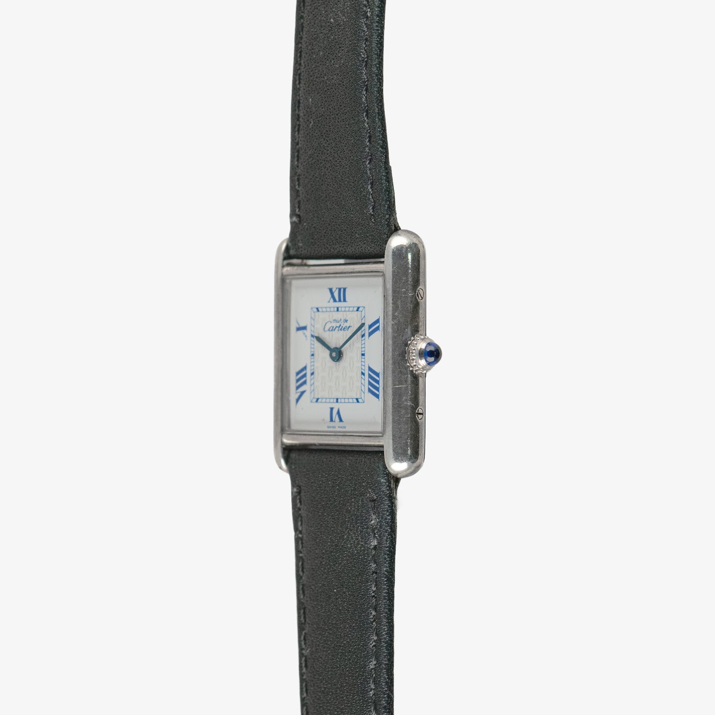 Cartier Tank Must de Cartier Quartz White Blue Dial 23mm