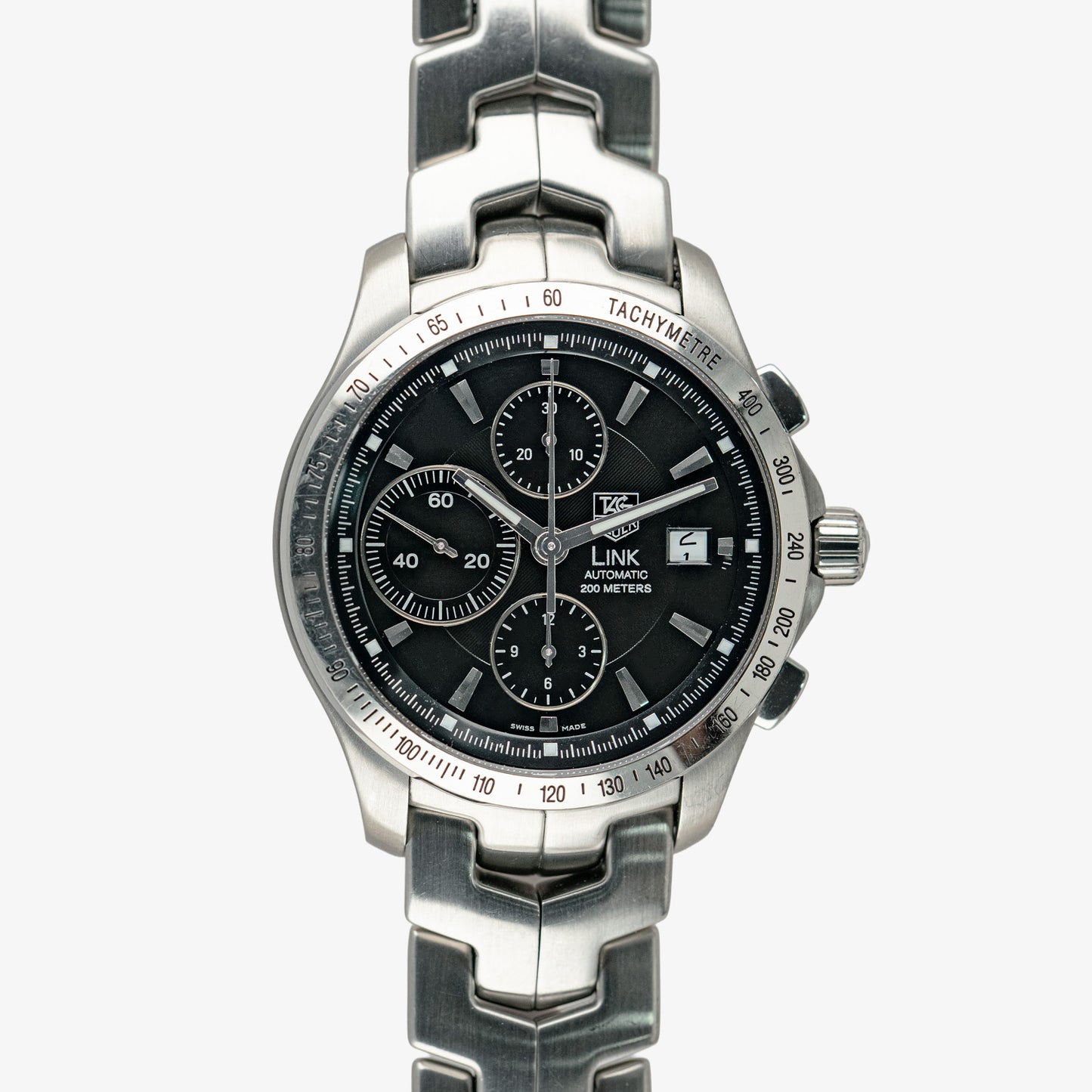 TAG Heuer Link Automatic Chronograph Black Dial 42mm