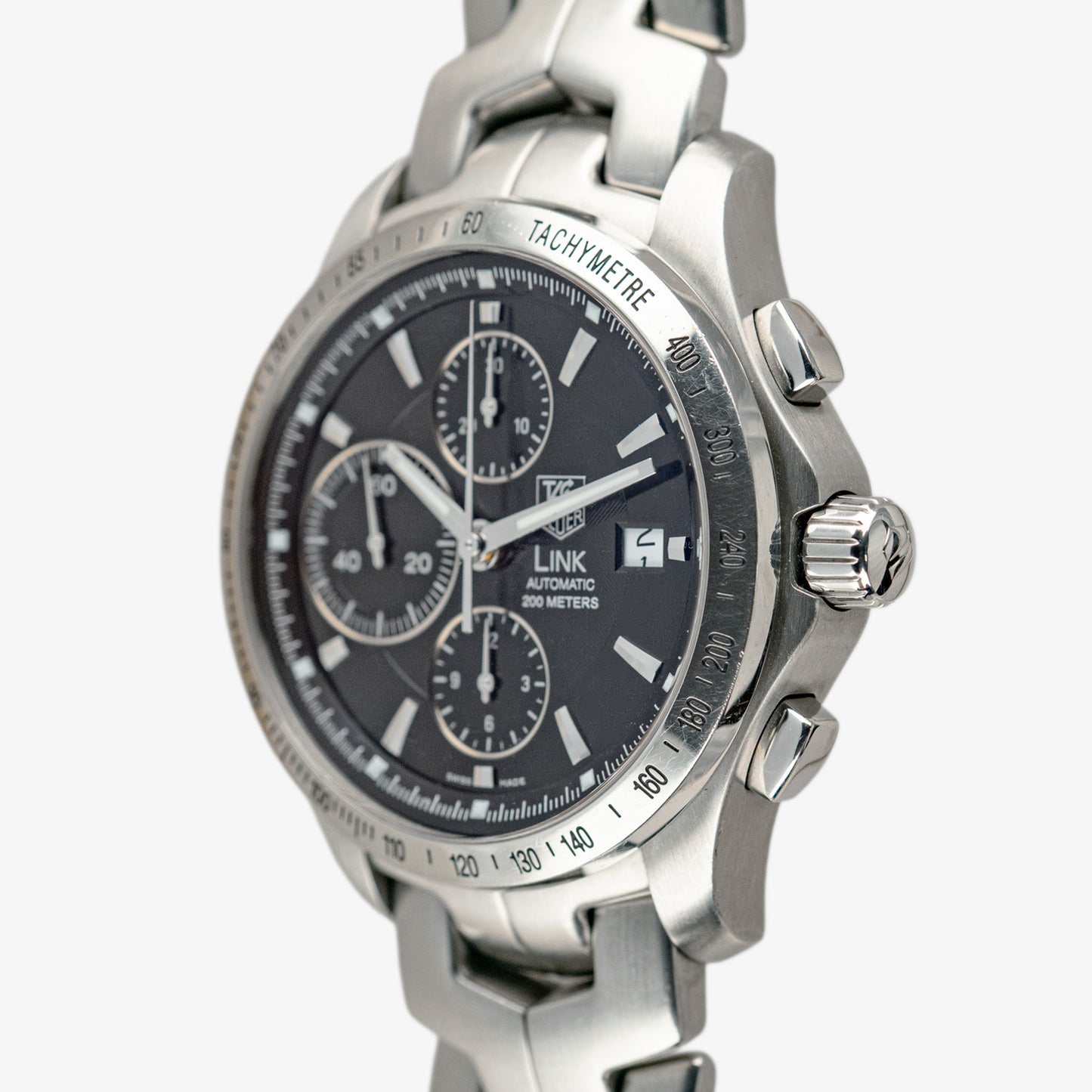 TAG Heuer Link Automatic Chronograph Black Dial 42mm