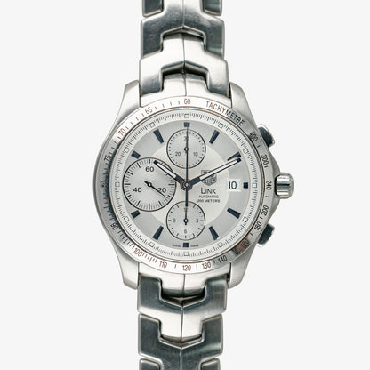 TAG Heuer Link Automatic Chronograph White Dial 42mm