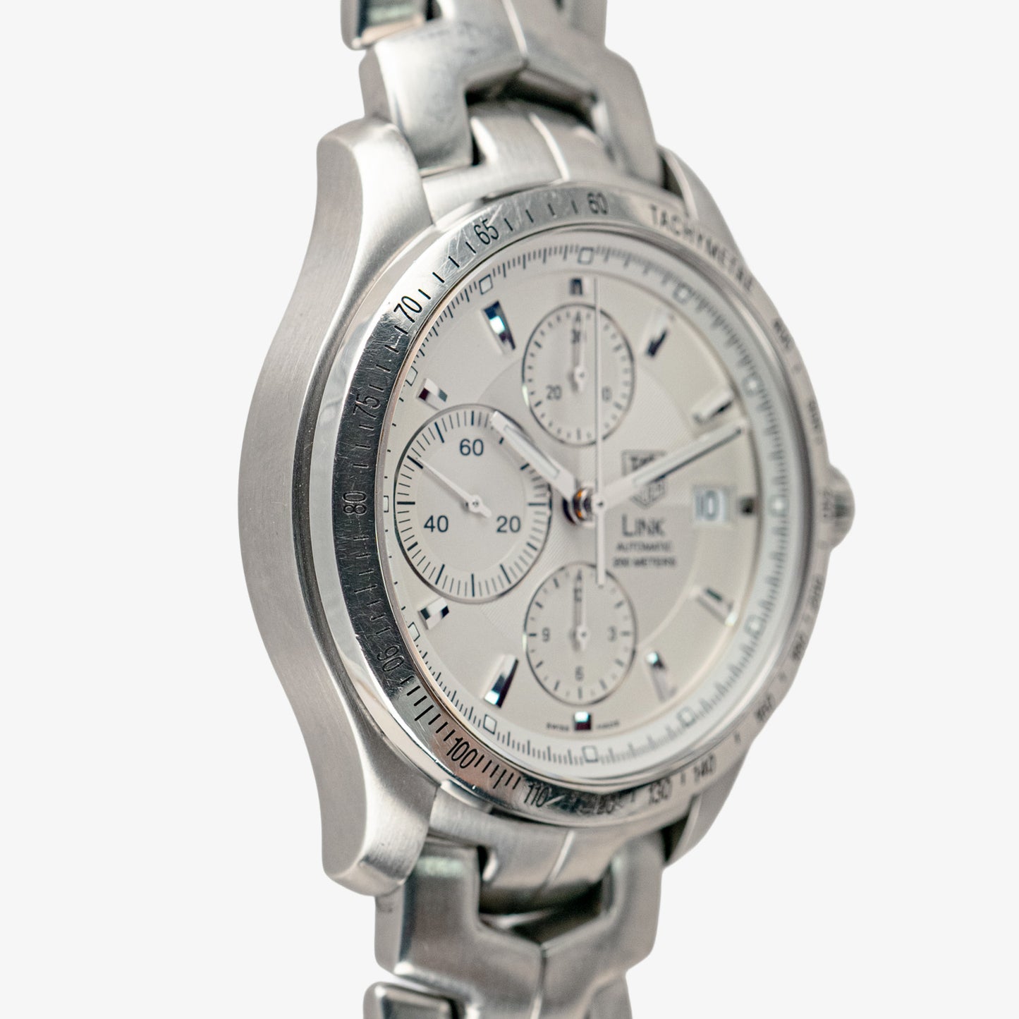TAG Heuer Link Automatic Chronograph White Dial 42mm