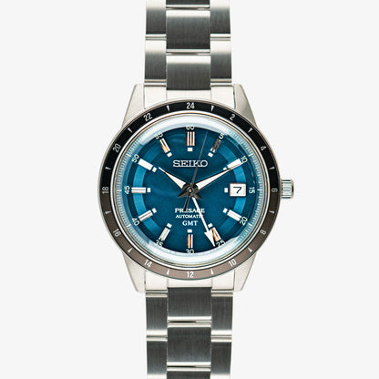Seiko Presage GMT Automatic Blue Dial 40.5mm