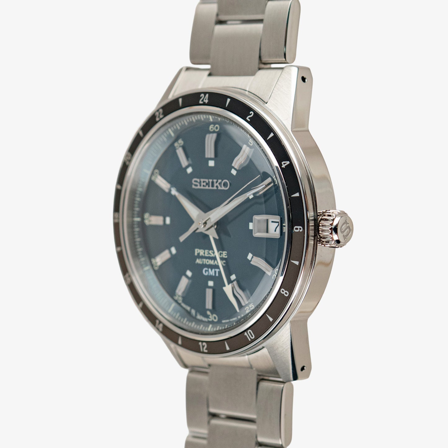 Seiko Presage GMT Automatic Blue Dial 40.5mm