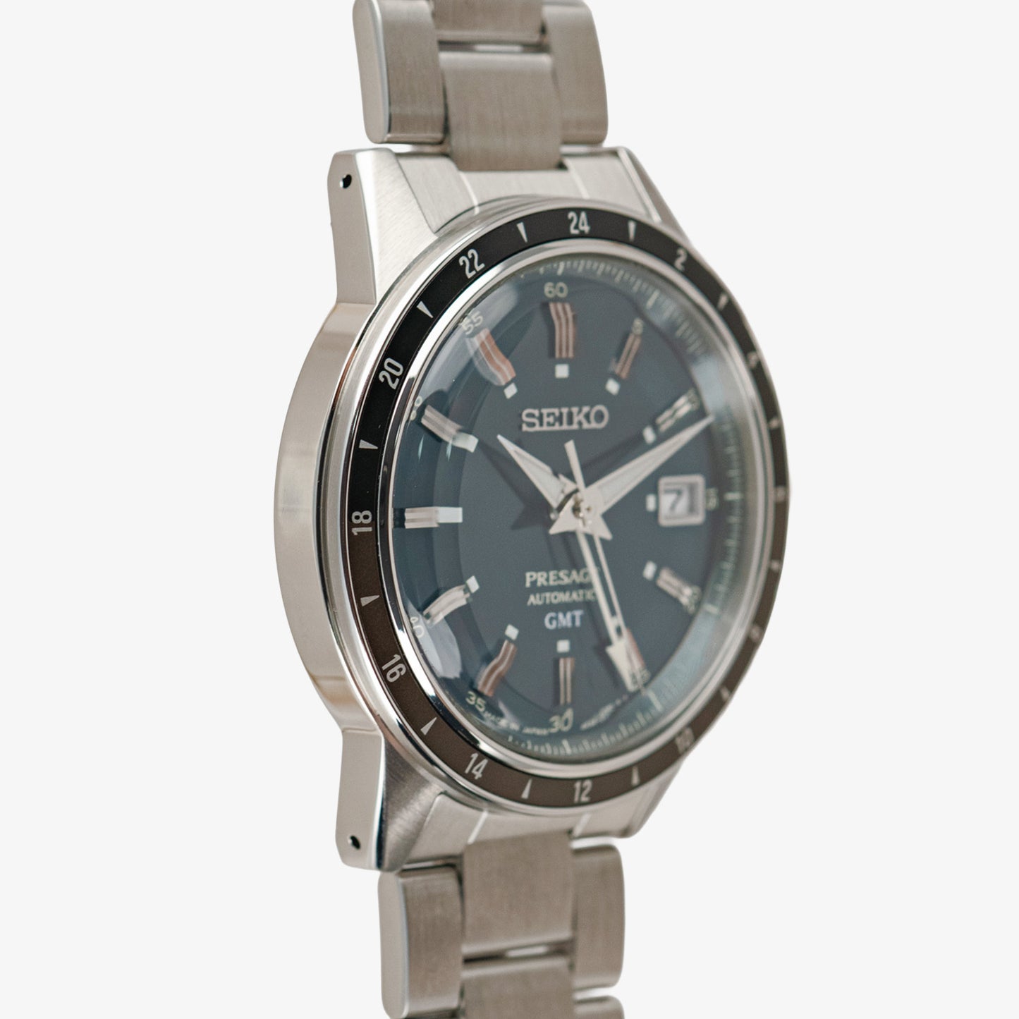 Seiko Presage GMT Automatic Blue Dial 40.5mm
