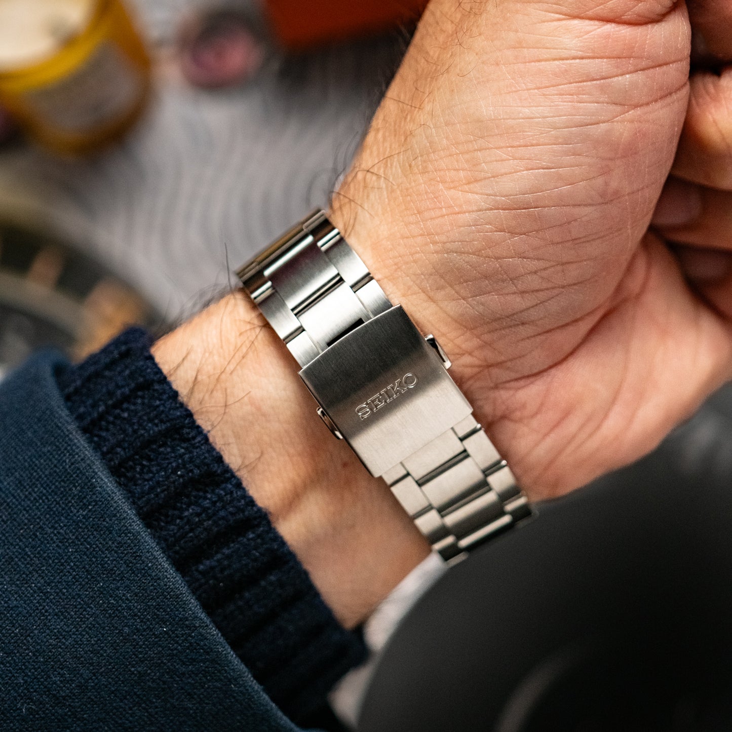 Seiko Presage GMT Automatic Blue Dial 40.5mm