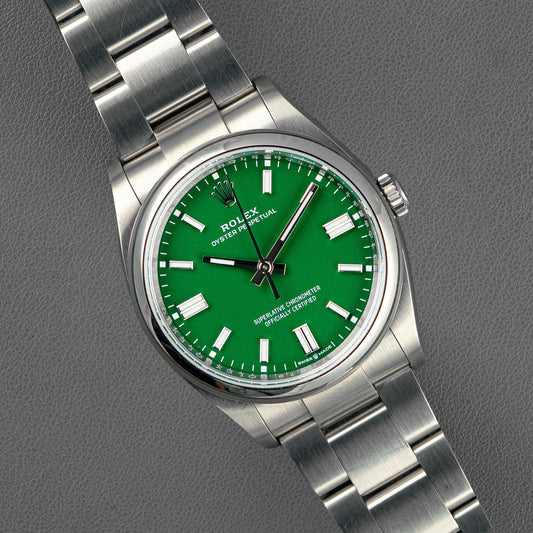 Rolex Oyster Perpetual 36 Automatic Green Dial 36mm