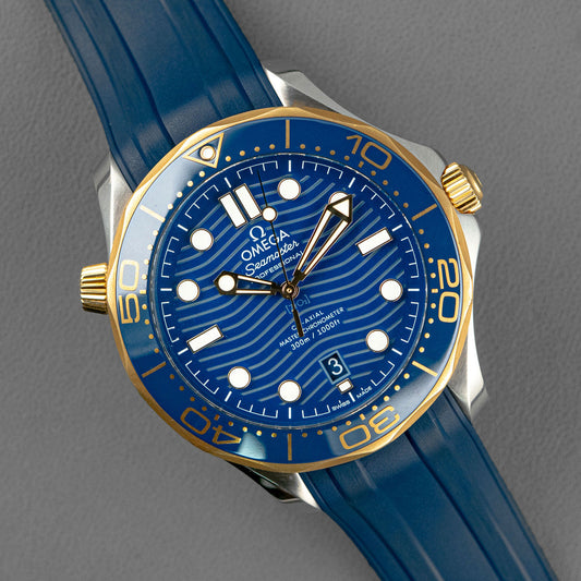 Omega Seamaster Diver 300M Automatic Steel/Gold Blue 42mm