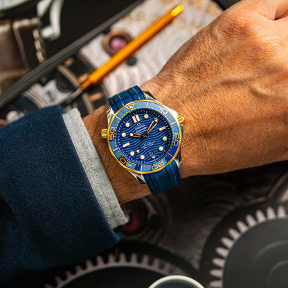 Omega Seamaster Diver 300M Automatic Steel/Gold Blue 42mm