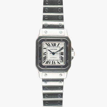 Cartier Santos Galbée M Automatic Steel White Dial 29mm