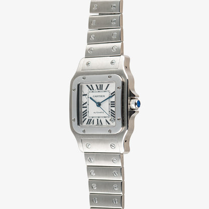 Cartier Santos Galbée M Automatic Steel White Dial 29mm