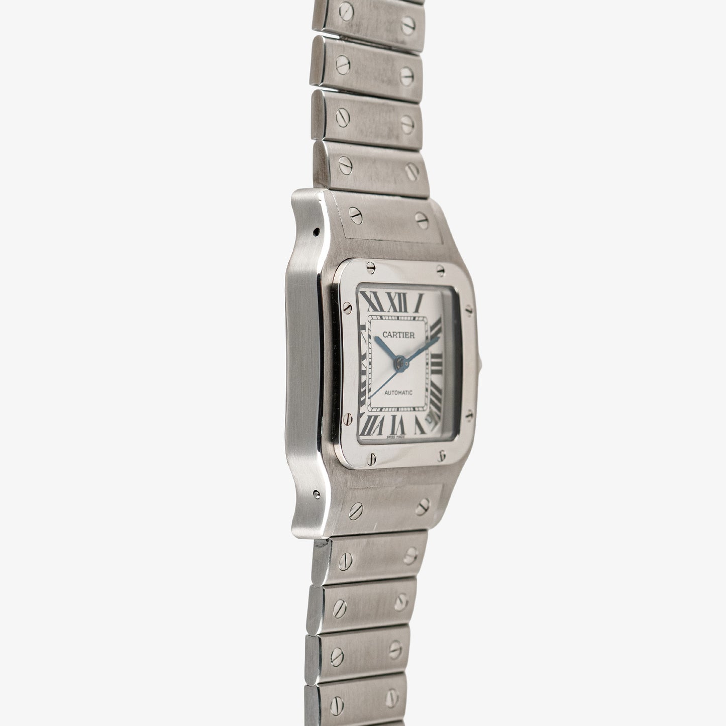 Cartier Santos Galbée M Automatic Steel White Dial 29mm