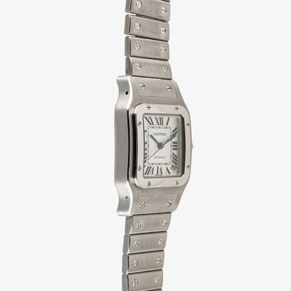 Cartier Santos Galbée M Automatic Steel White Dial 29mm